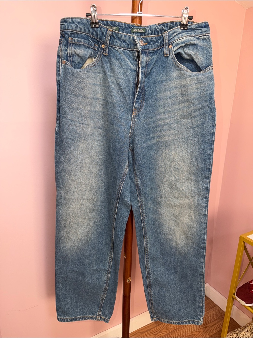 wild fable Light Blue Straight Leg Jeans